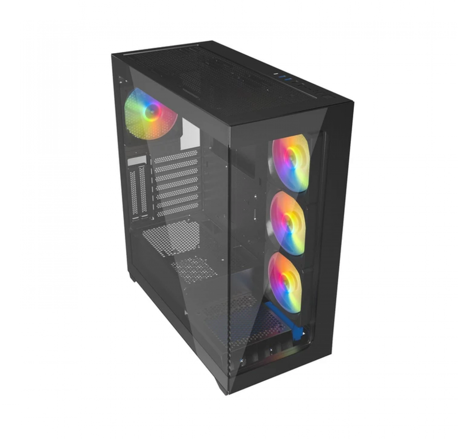 Gabinete Gamer Raidmax Infinita I Fishtank Tg Rgb Bartez