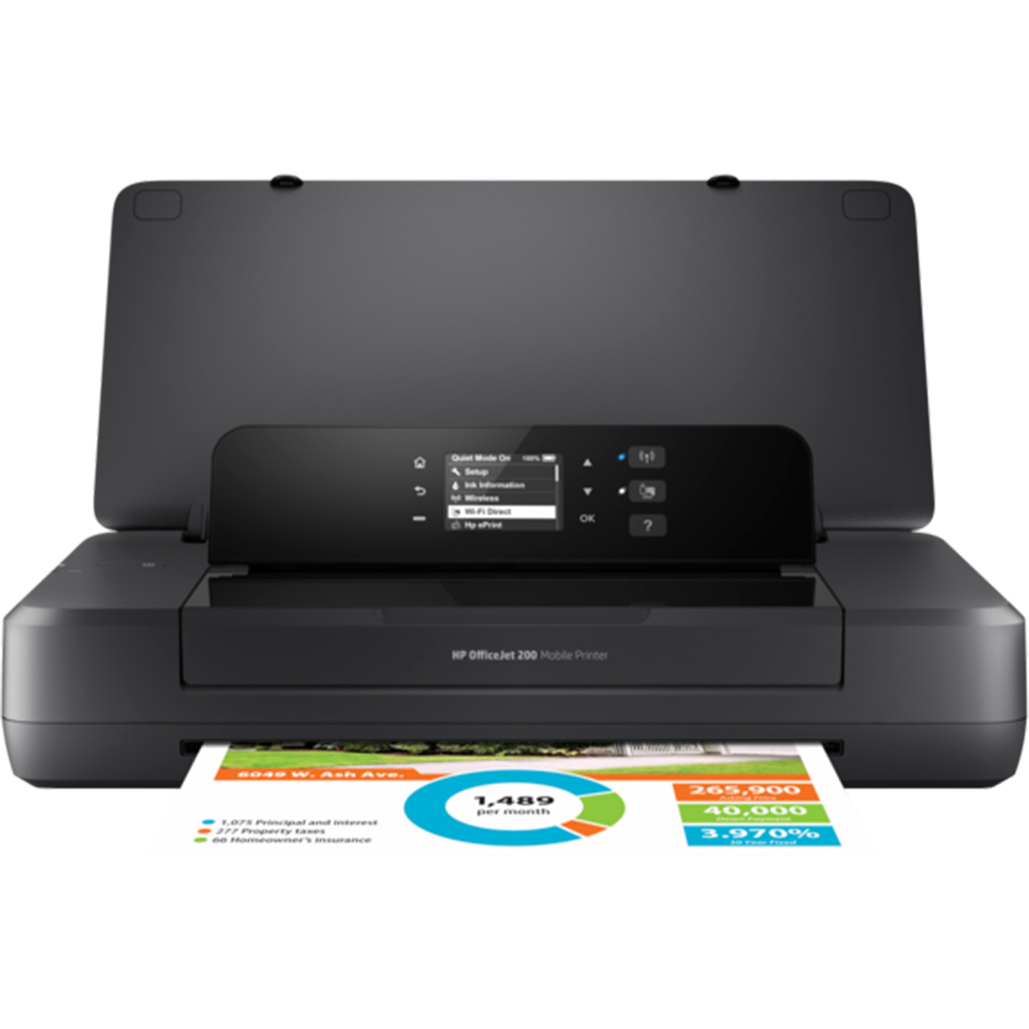 Impresora portatil Hp Officejet 200 tinta color CZ993A