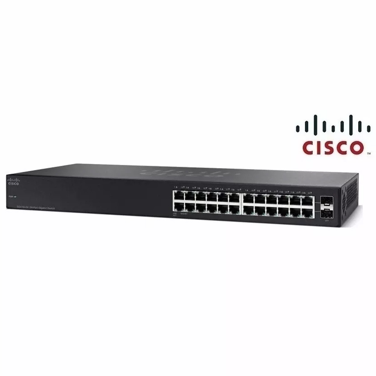 Switch Cisco SG110 24 Puertos Gigabit + 2 Puertos Dual