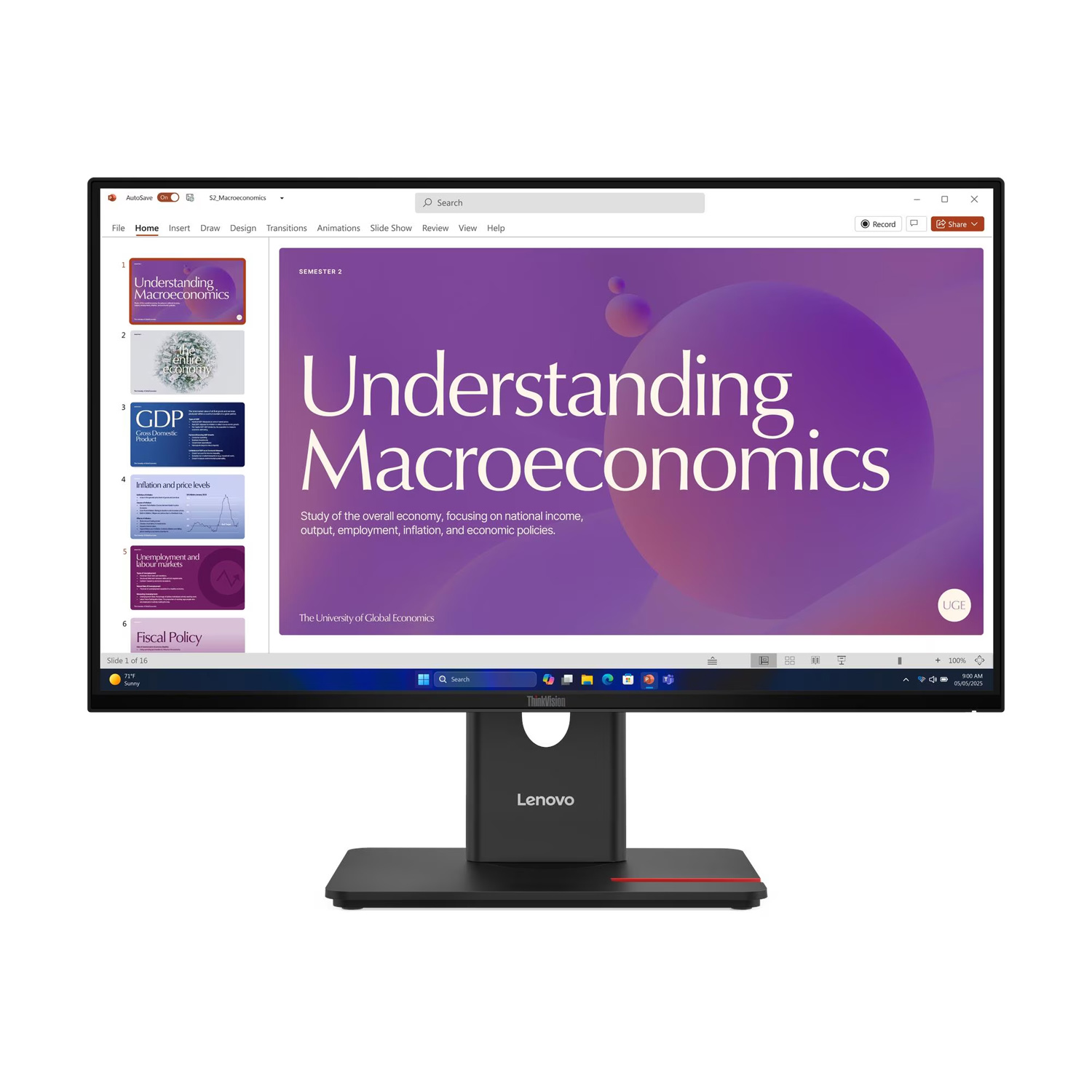 Monitor Lenovo ThinkVision T24d 40 23.8