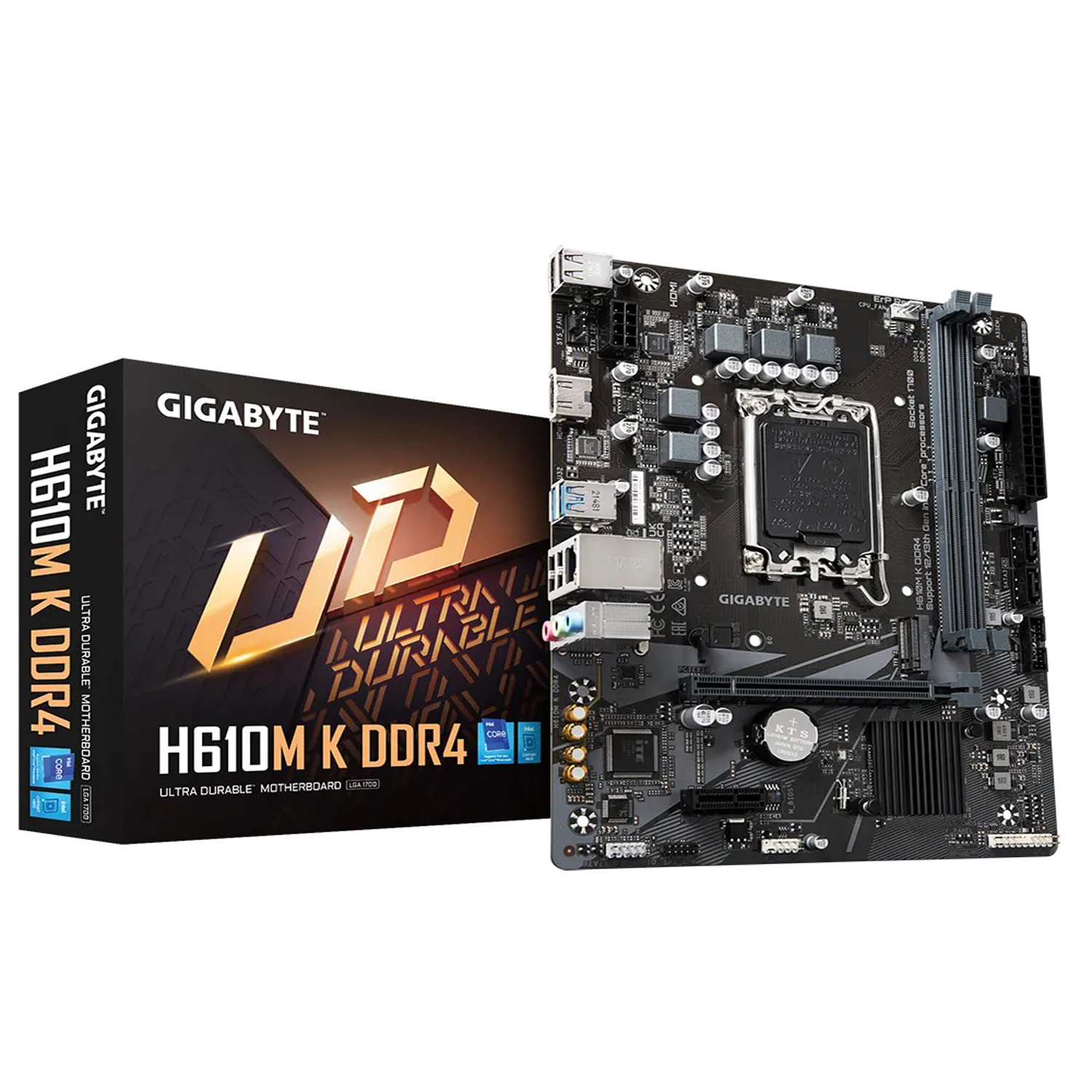 Mother Gigabyte H610M K DDR4 micro ATX - Socket LGA1700
