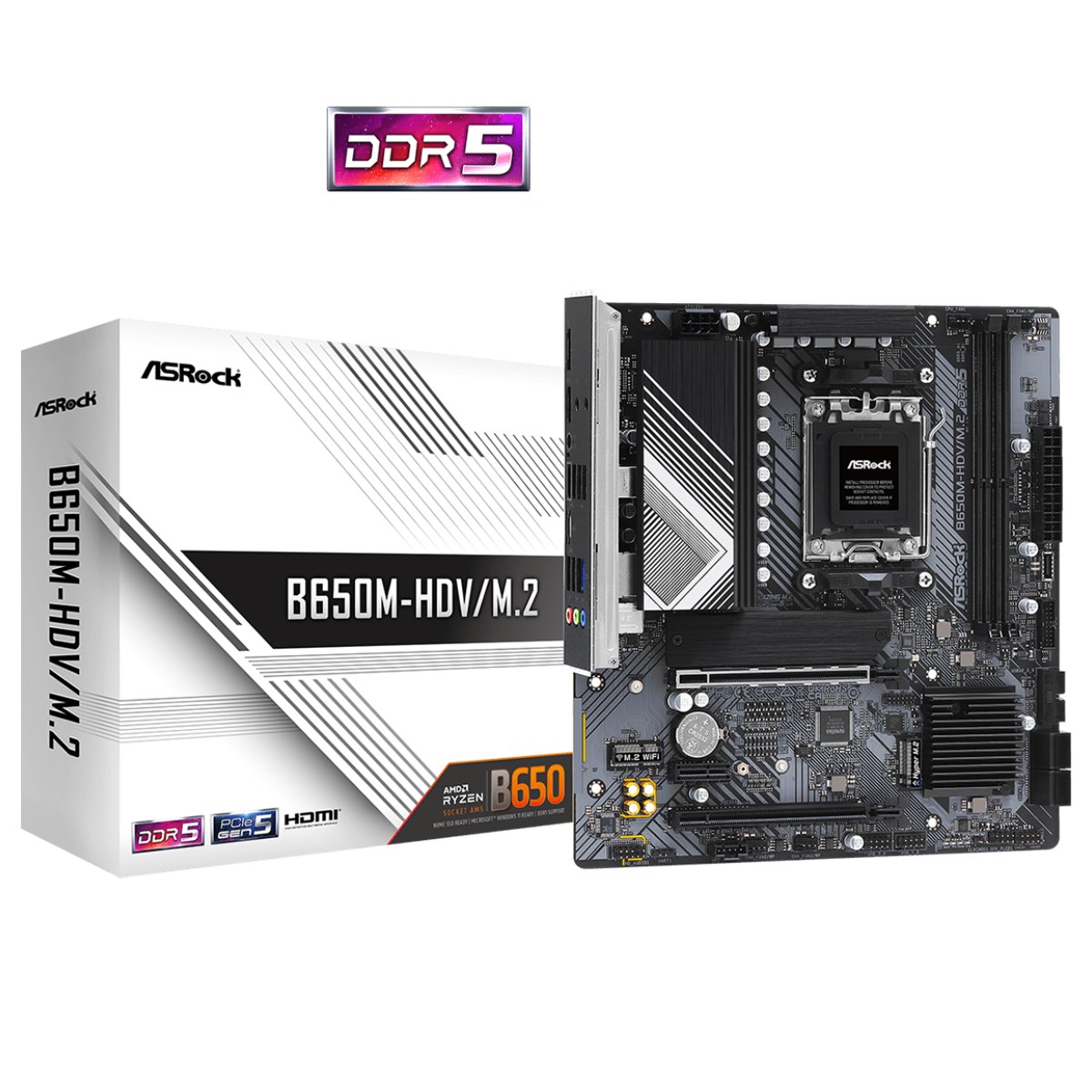 Motherboard Asrock B650m-hdv/m.2 Am5 Ddr5