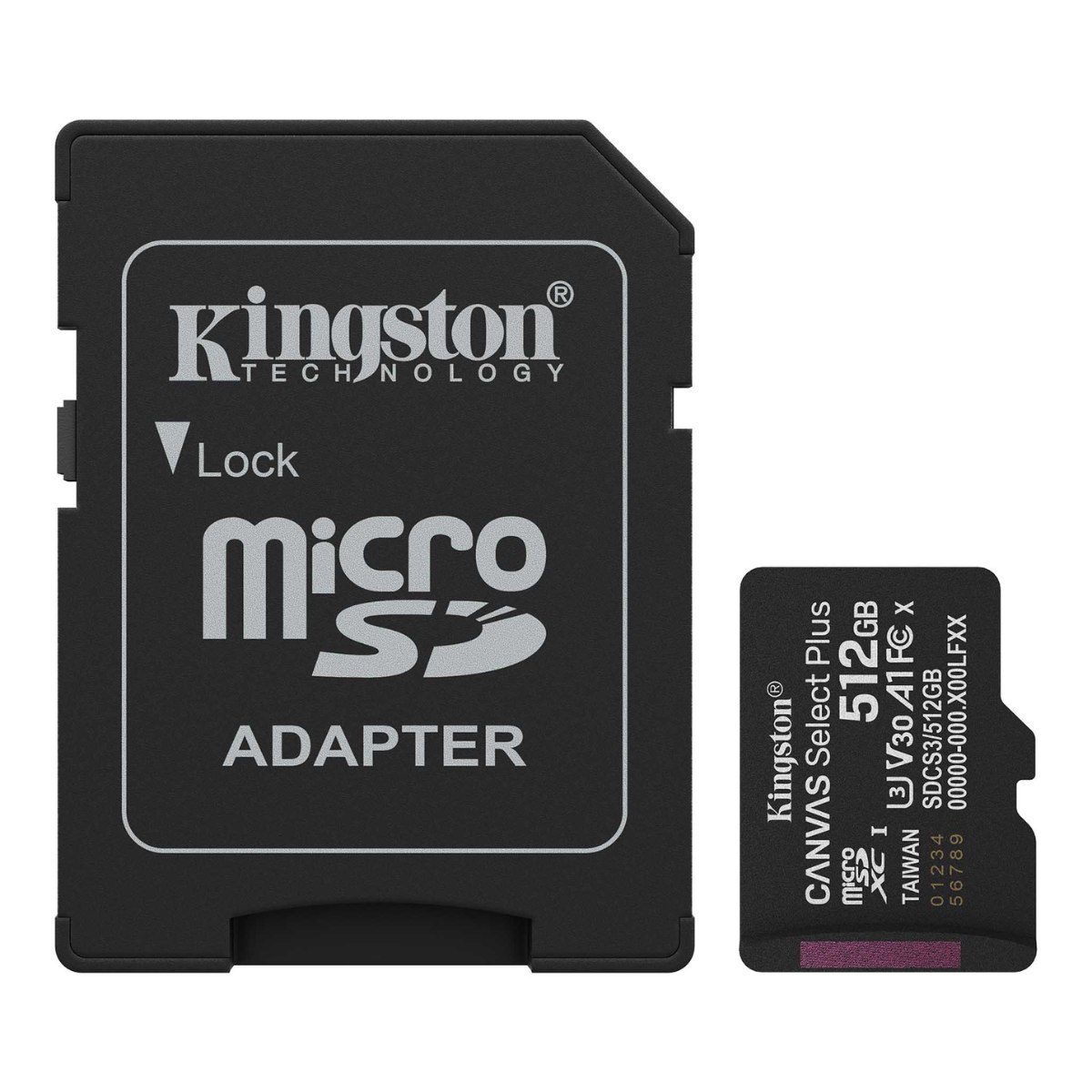 Micro SD 512gb Kingston Canvas Select Plus Gen 3