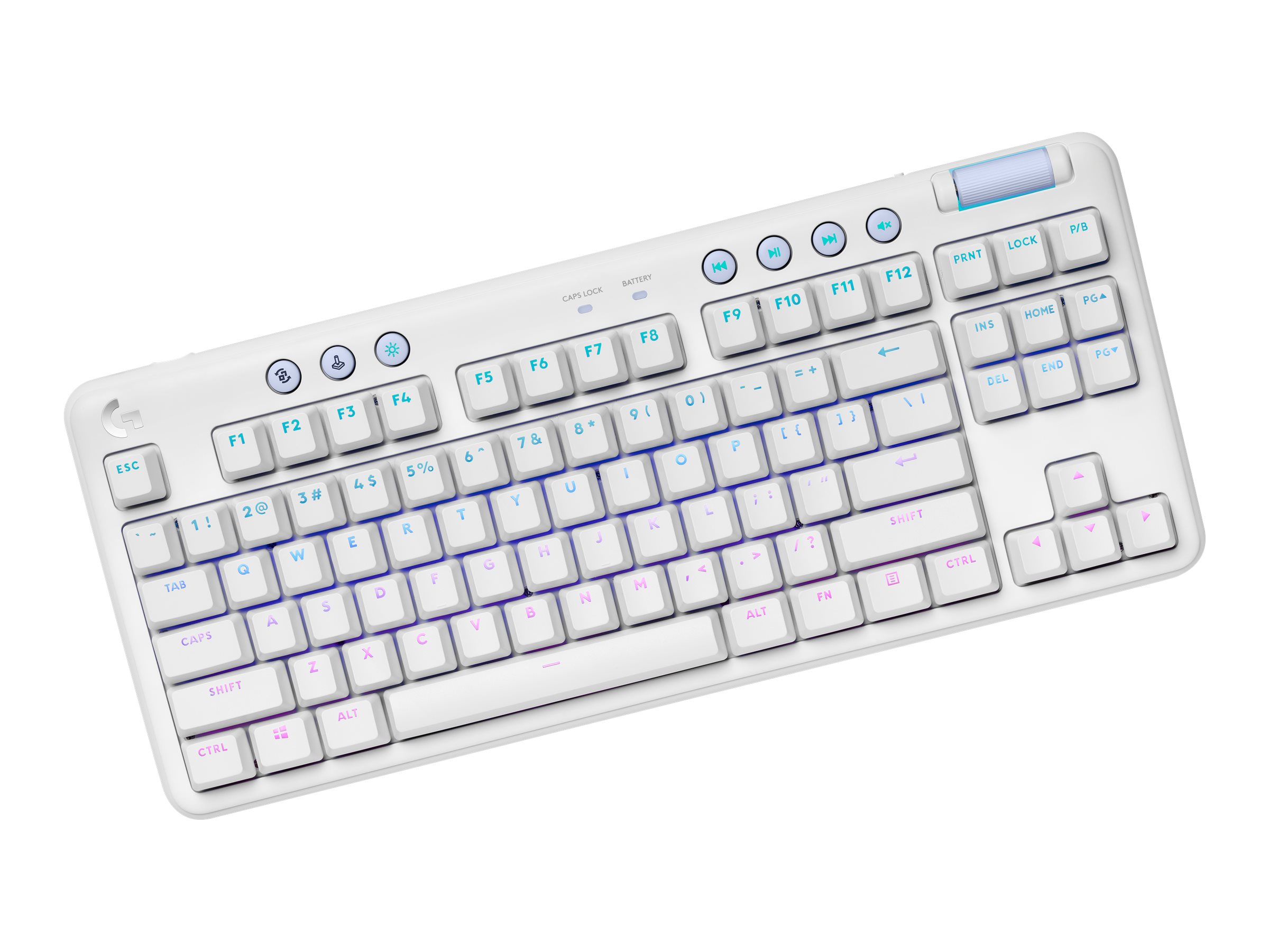 Teclado Mecánico Logitech G715 Wireless Aurora Blanco 920-010453
