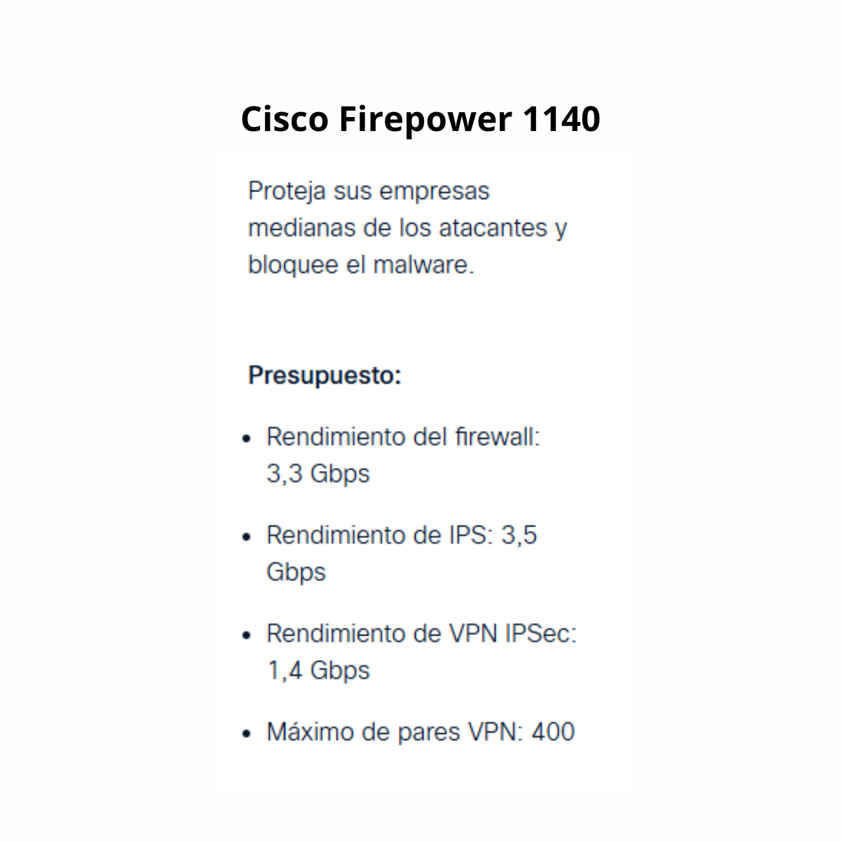 Cisco Firepower 1000 Series (SI)