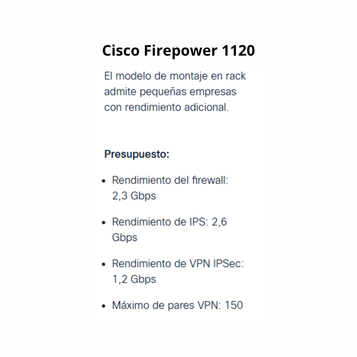 Cisco Firepower 1000 Series (SI)