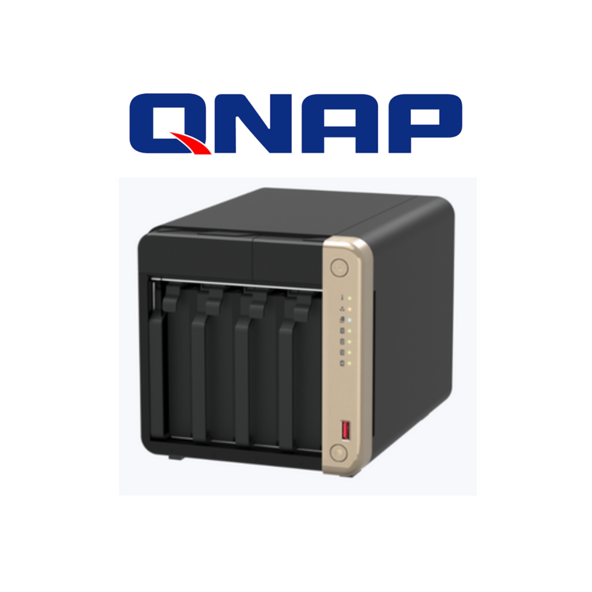 NAS QNAP Tower TS-464-8G-US de 4 BAHIAS (SI)