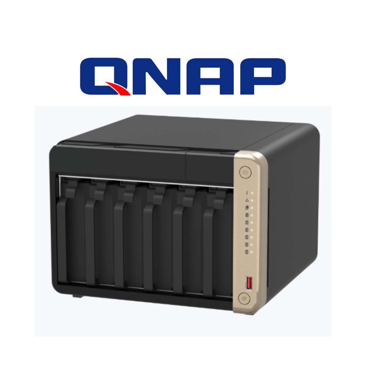 NAS QNAP Tower TS-664 de 6 BAHIAS (SI)