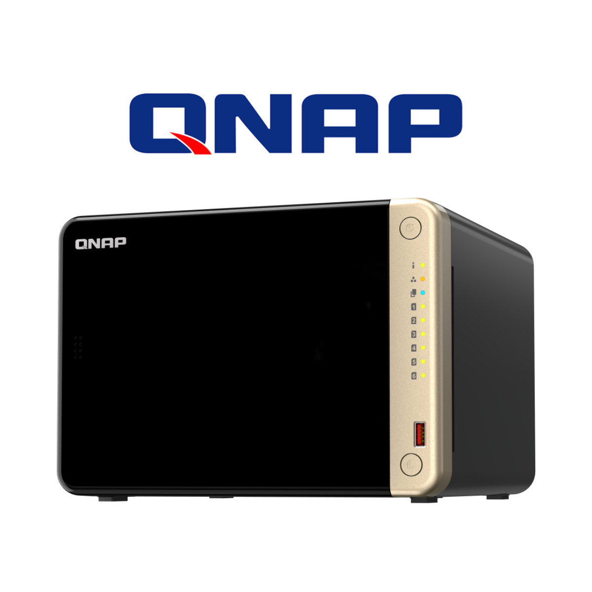 NAS QNAP Tower TS-664 de 6 BAHIAS (SI)