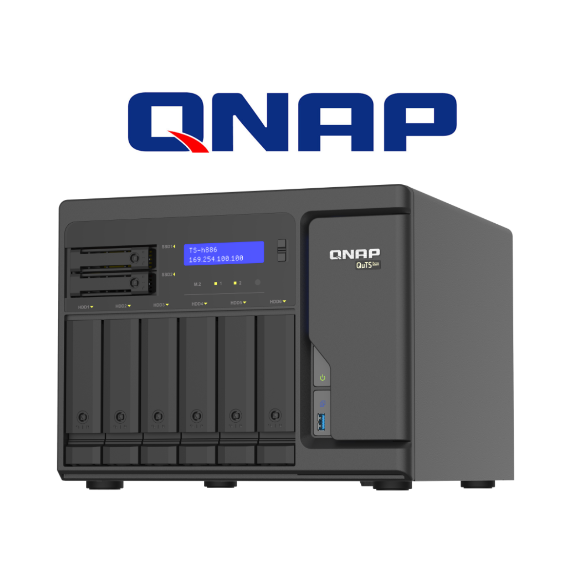 NAS QNAP Tower TS-H886-D1602 de 8 BAHIAS (SI) -   