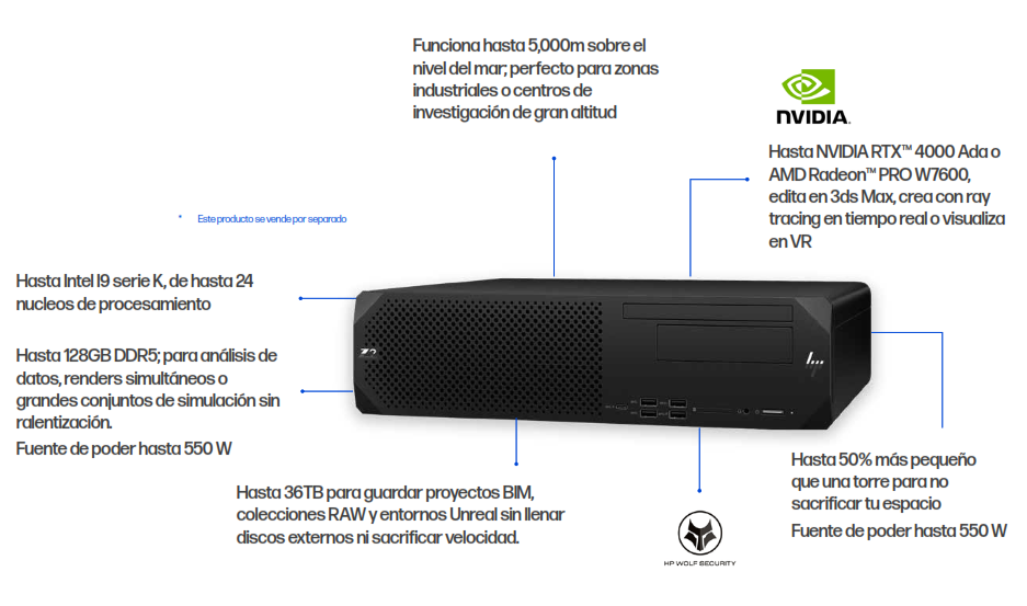 HP Z2 Gen9 Worsktation SFF (SI)