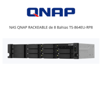 NAS QNAP 2U de 8 BAHIAS (SI) TS-864EU-RP8