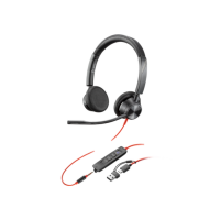 Headset Poly Blackwire 3325 DUO 3.5 mm USB-C_A (SI)