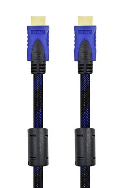 Cable HDMI de 10m V1.4 con filtros 1080P malla de tela