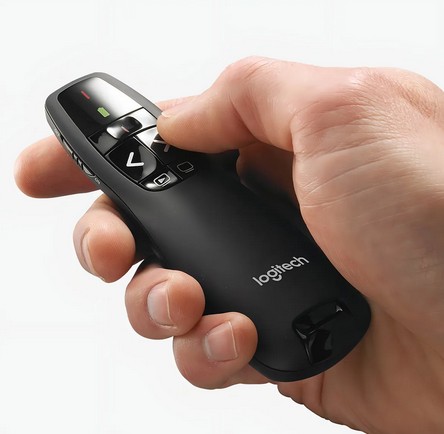 Puntero Presentador Láser Inalámbrico Logitech R400 Wireless