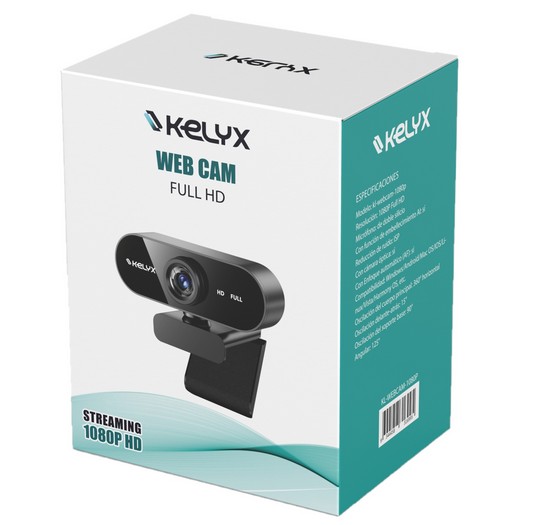 Web Cam Kelyx 1080P Full HD c/microfono
