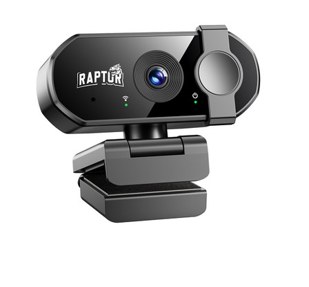 Web Cam Raptor Vision 4K c/microfono c/tapa