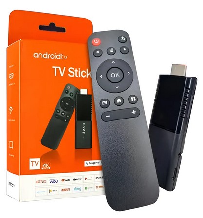 TV STICK WI-FI SMART TV ANDROID HDMI TV BOX FIRE CONVERTIDOR COLOR NEGRO TIPO DE CONTROL REMOTO ESTÁNDAR