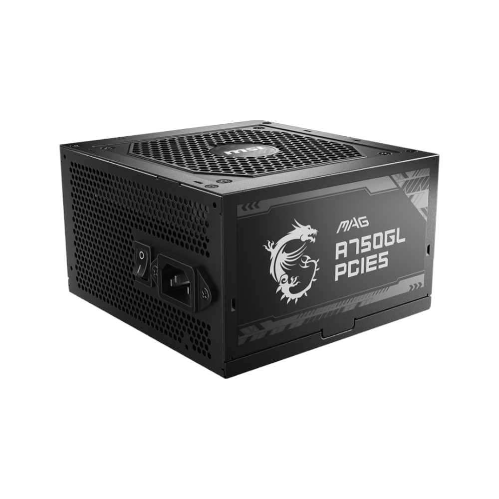 Fuente MSI MAG A750GL 750W 80 Plus Gold Full Modular PCIE 5.1 / ATX 3.1