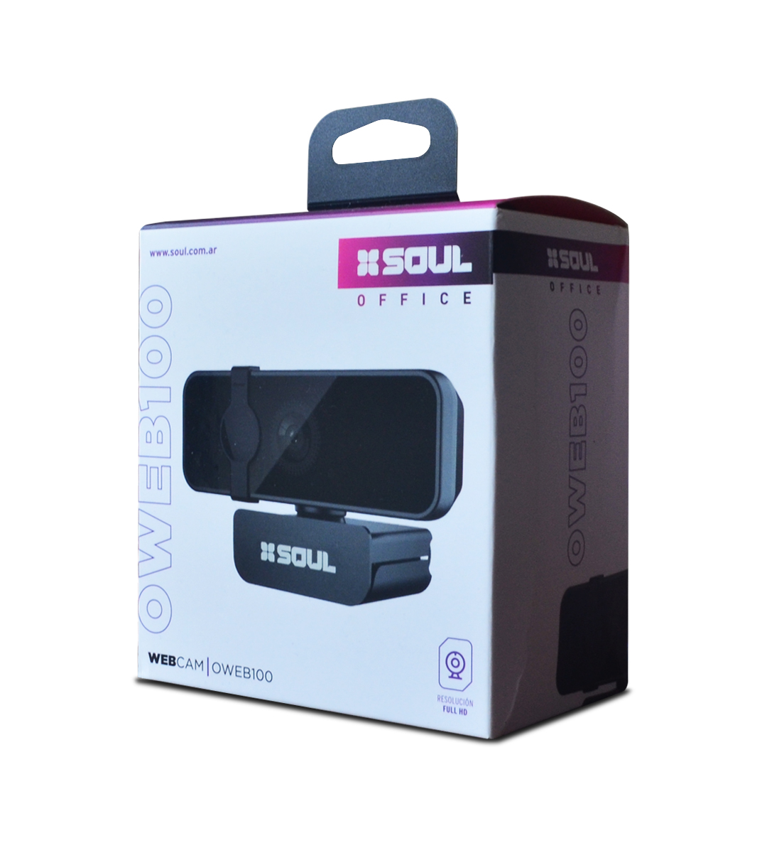 Webcam Usb Soul Full HD con Soporte Negro USB 1080p