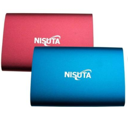 GAVETA METALICA EXTERNA POR USB 3.0 PARA DISCO SATA 2,5 EN COLOR ROJO Y AZUL