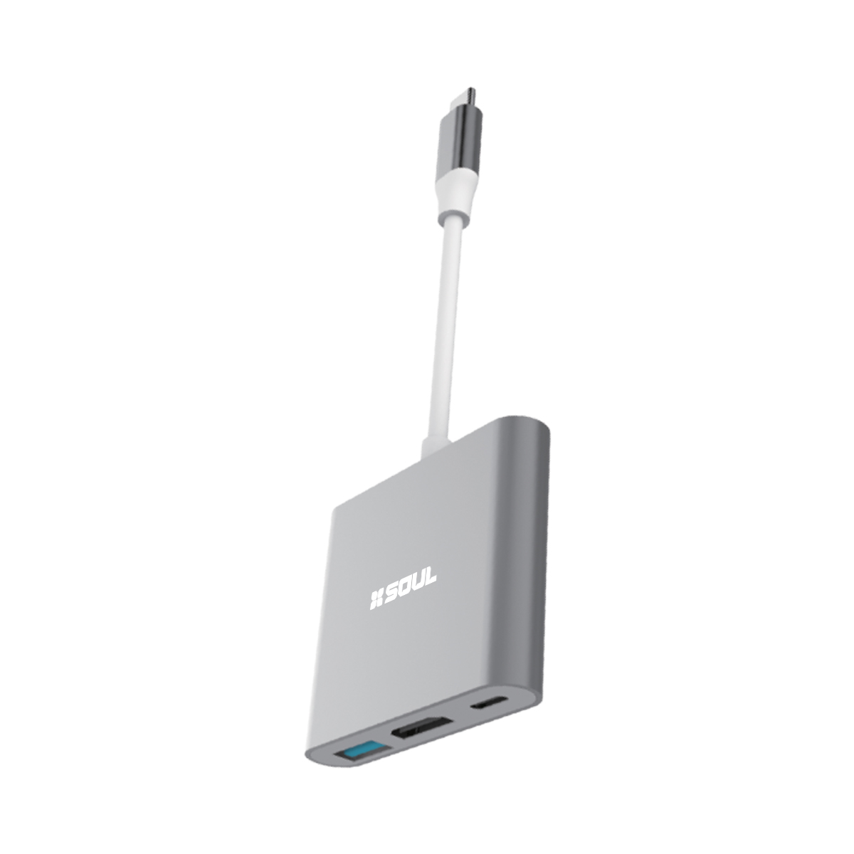 ADAPTADOR MULTI HUB 3EN1 TYPE C - HDMI+PD+USB 3.0