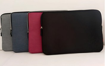 FUNDA NOTEBOOK CORDURA 15,6\'\' COLOR BEIGE/JEANS/VERDE OSCURO/BORDO