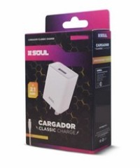 CARG.VIAJERO CLASSIC USB X1 TYPE-C BLANCO