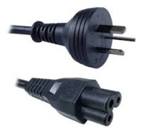 CABLE ALIMENTACION FICHA TREBOL ( MICKEY ) - 180 CMTS / 220 V