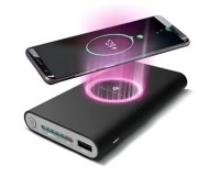 POWER BANK QI10 + BASE INALAMBRICA 10000MAH - BLANCO