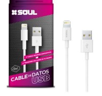 CABLE USB SOUL CLASICO 1 METRO, LIGHTNING