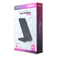 CARG. INALAMBRICO S100 STAND PLEGABLE 15W NEGRO