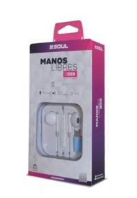 MANOS LIBRES SOUL S589 LIGHTNING BLANCO