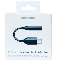 ADAPTADOR TYPE C - AUX 3.5MM JACK NEGRO SAMSUNG