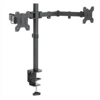SM04 SOPORTE DOBLE FIJO PARA TV DE 13-27" EN ESCRITORIO HASTA 10KG. NORMA VESA 75X75 / 100X100