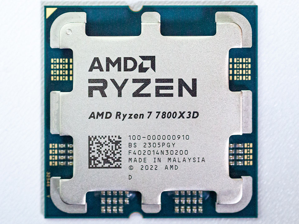 CPU AMD RYZEN 7 7800X3D AM5 120W 96MB SIN COOLER