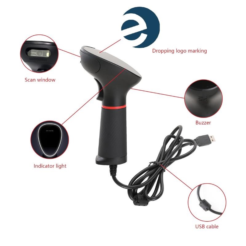 LECTOR CODIGO DE BARRAS ELICODE XL-3610A 2D/1D 