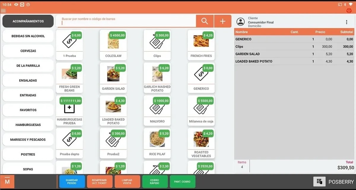 PUNTO DE VENTA D4-PRO + SISTEMA DE FACTURACION