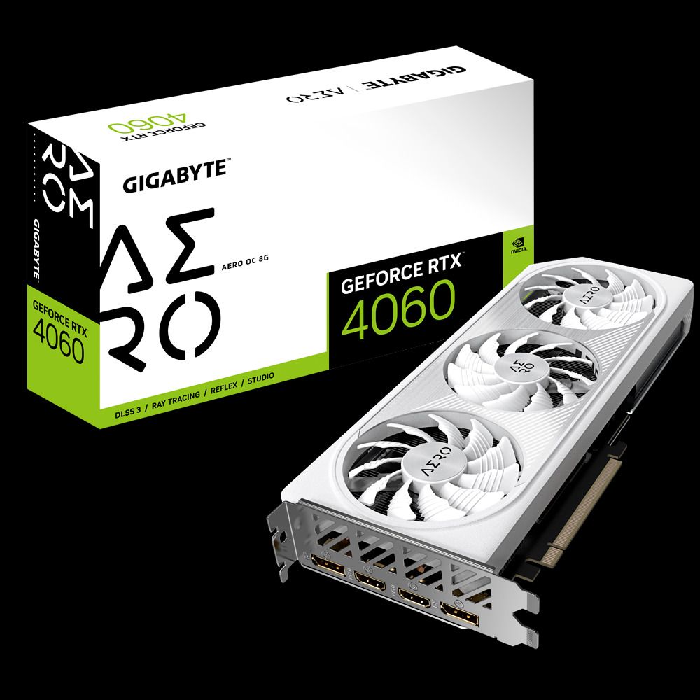 PLACA DE VIDEO RTX 4060 GIGABYTE AERO OC 8GB VGA 8GB