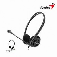 AURICULARES + MIC GENIUS HS-200C BLACK