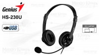 AURICULARES + MIC GENIUS HS-M200C BLACK P/NOTEBOOK