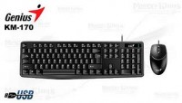 TEC+MOUSE GENIUS KM-170 USB BLACK