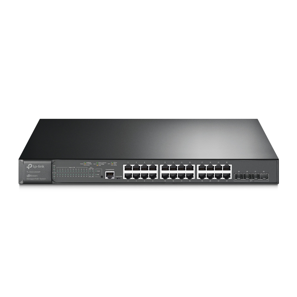 TP-LINK SWITCH 24GIGA POE+ 4SFP+ 10GE TL-SG3428XMP