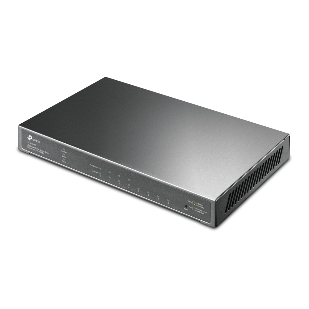 TP-LINK SWITCH 8 PORT GIGA 4XPORT POE+ TL-SG2008P