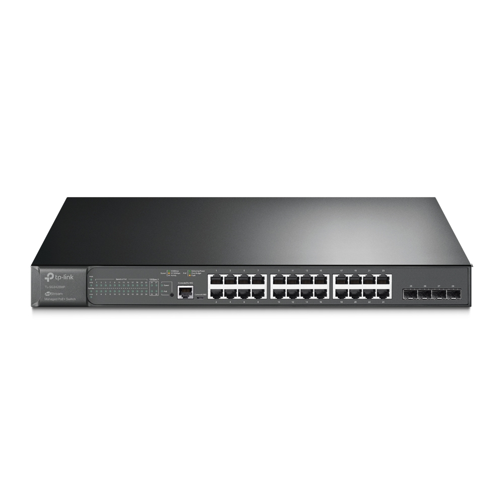 Switch Jetstream Tp link TL-SG3428MP  24 POE + 4 SFP L2 Gigabit Administrable