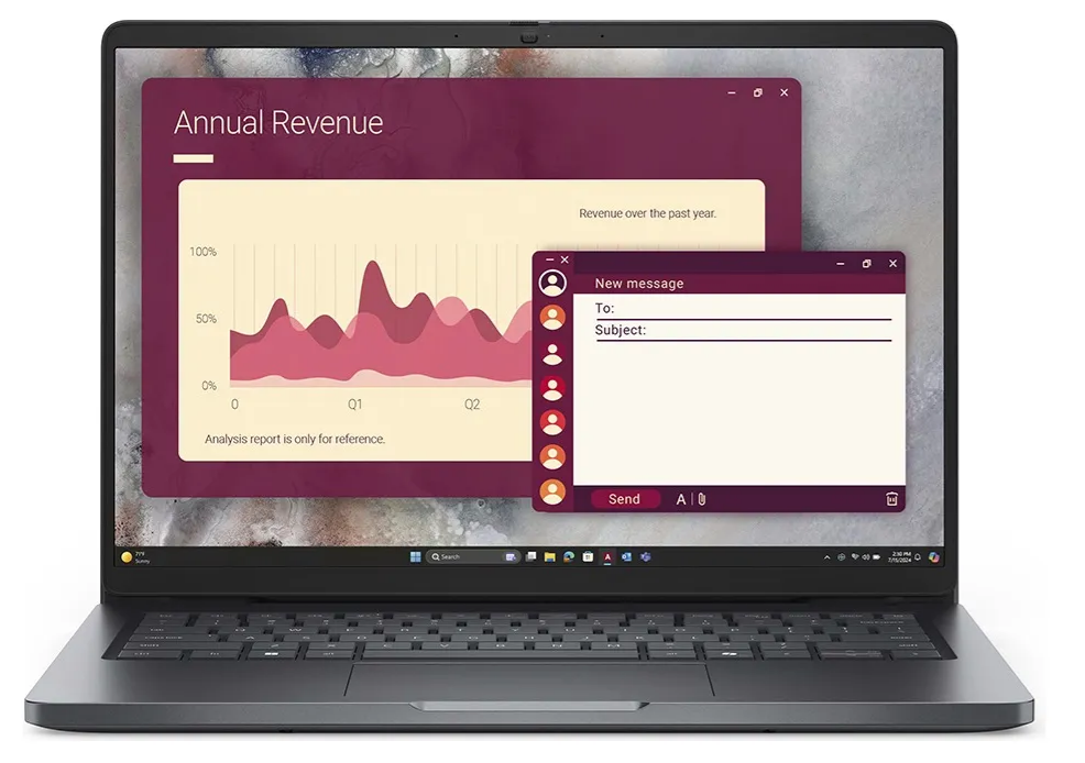 Notebook Dell 14 Pro Core 7 150u 16gb 512gb Win 11 PRO PC14250