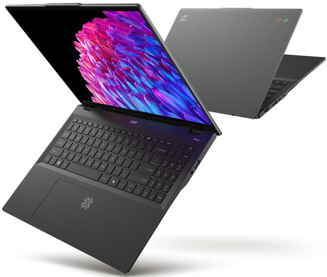 Notebook Acer Swift 16 Ai Copilot+ Pc Intel Core Ultra 7 Serie 2 Ram 16gb Ssd 1tb 16