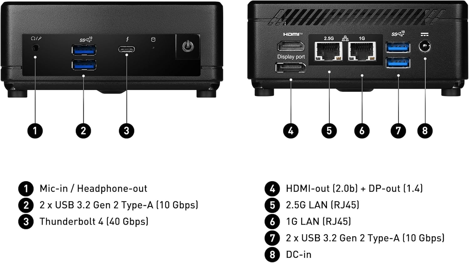 Mini PC MSI Cubi 5 12m  Intel Core I3 1215u