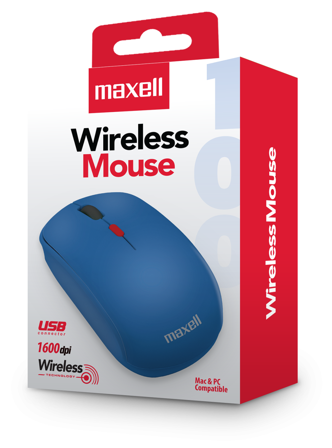 MOUSE INALÁMBRICO MOWL-100 CELESTE