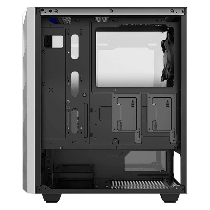 Gabinete Gamer Magnum Tech MT-235GMW LED RGB frontal, Blanco